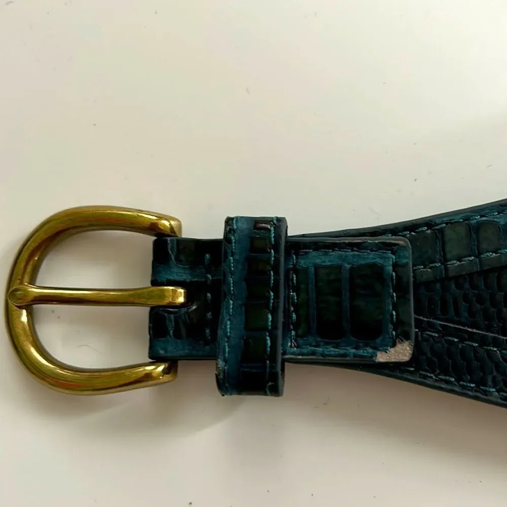 Forest Green Ann Taylor Loft Stretch Belt